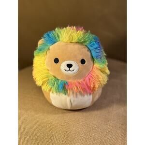 Sqishmallows Leonard The Lion With Rainbow Mane By Kellytoys